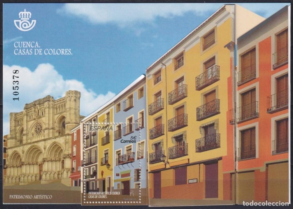 Briefmarken: F-EX63779 ESPA&Ntilde;A SPAIN MNH 2018 ARCHITECTURE CASAS DE COLORES SPECIAL TEXTURE.