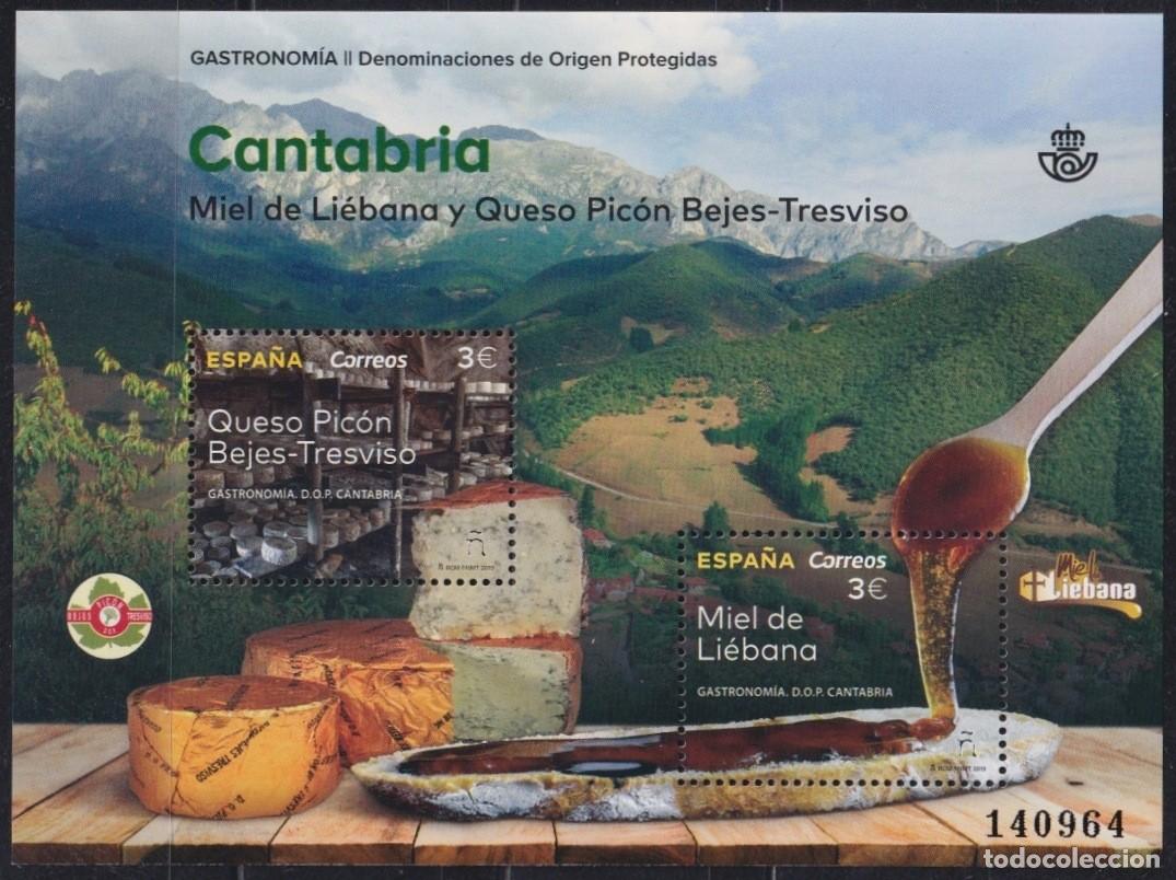 Briefmarken: F-EX63933 ESPA&Ntilde;A SPAIN MNH 2019 GASTRONOMY FOOD CHEESE PICON & HONEY BEE.