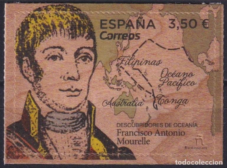 Briefmarken: F-EX63938 ESPA&Ntilde;A SPAIN MNH 2019 WOOD PRINTING INDICO OCEAN DISCOVERY MOURELLE.