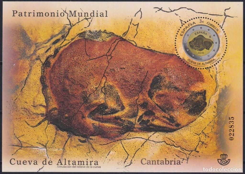 Selos: F-EX63799 ESPA&Ntilde;A SPAIN MNH 2015 ALTAMIRA CAVERN PALEOLITICS PAINTING BISONTE.