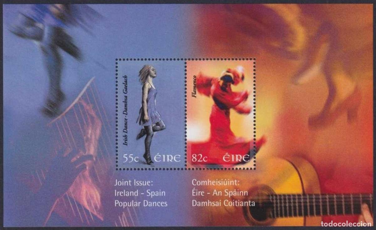 Stamps: F-EX64286 IRELAND EIRE MNH 2008 JOINS ISSUE WITH SPAIN POPULAR DANCE FLAMENCO.