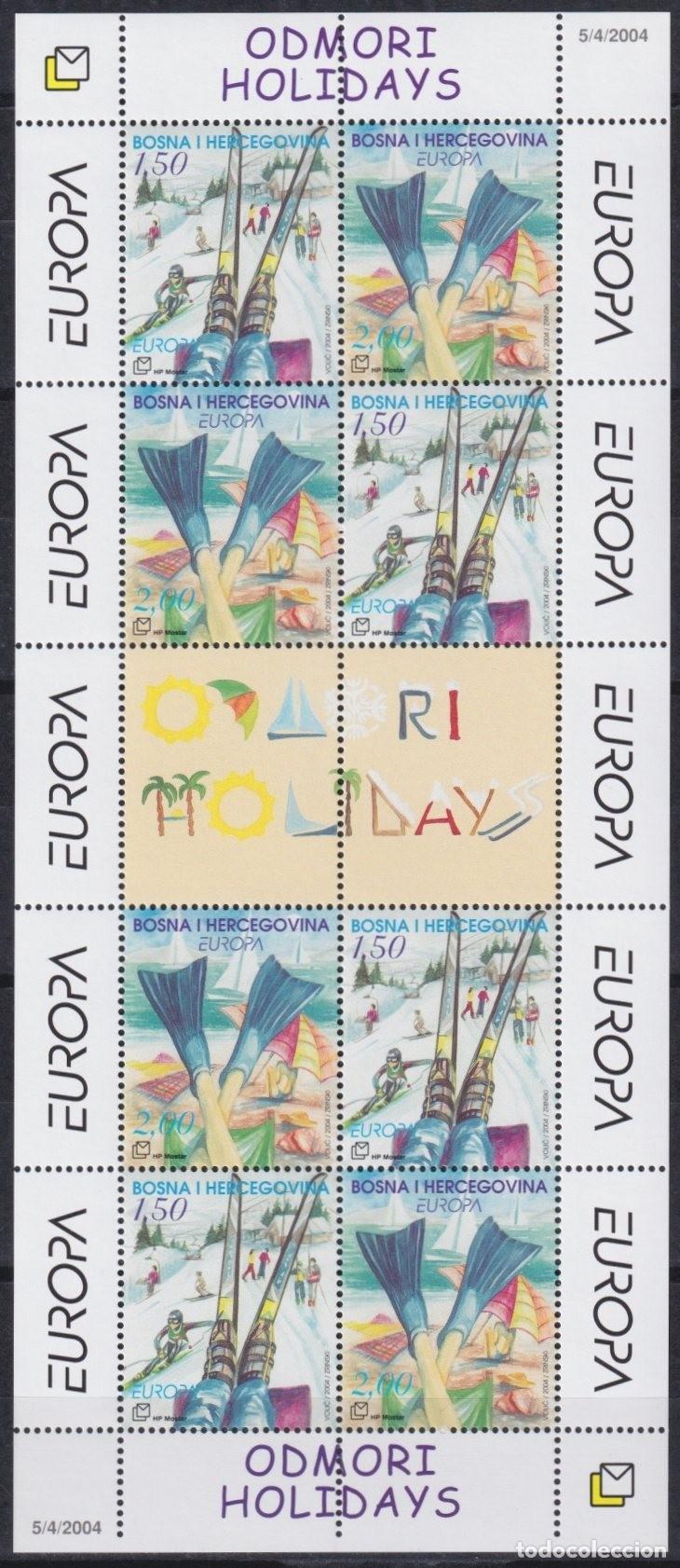 Stamps: F-EX62261 BOSNIA I HERZEGOWINA MNH 2004 EUROPA CEPT SHEET.