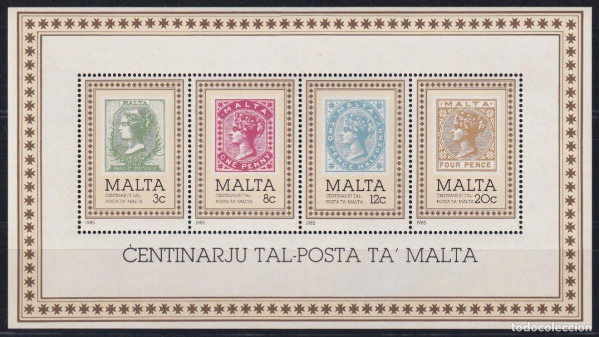 Francobolli: F-EX64647 MALTA MNH 1985 CENTENARY OF FIRST STAMPS.