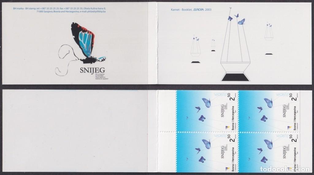 Sellos: F-EX65559 BOSNIA & HERZEGOVINA MNH 2004 EUROPA CEPT BUTTERFLIES BOOKLED.