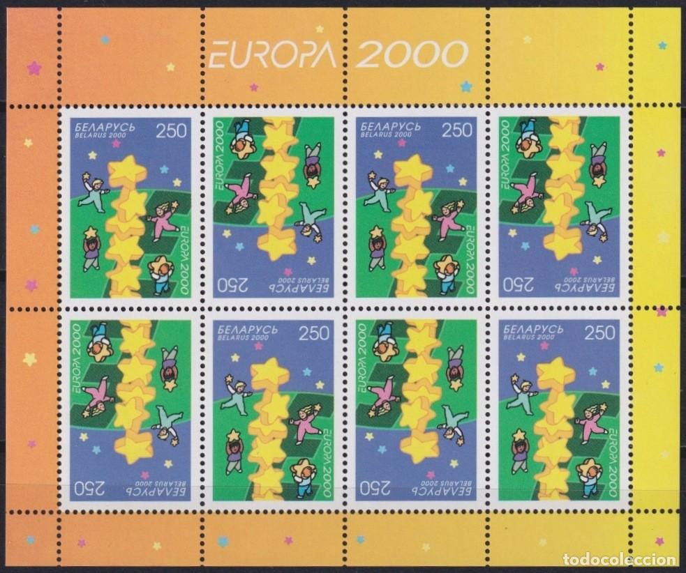 Sellos: F-EX65409 BELARUS MNH 2000 EUROPA CEPT TETE BECHE CHILDREN DRAWING SPACE.