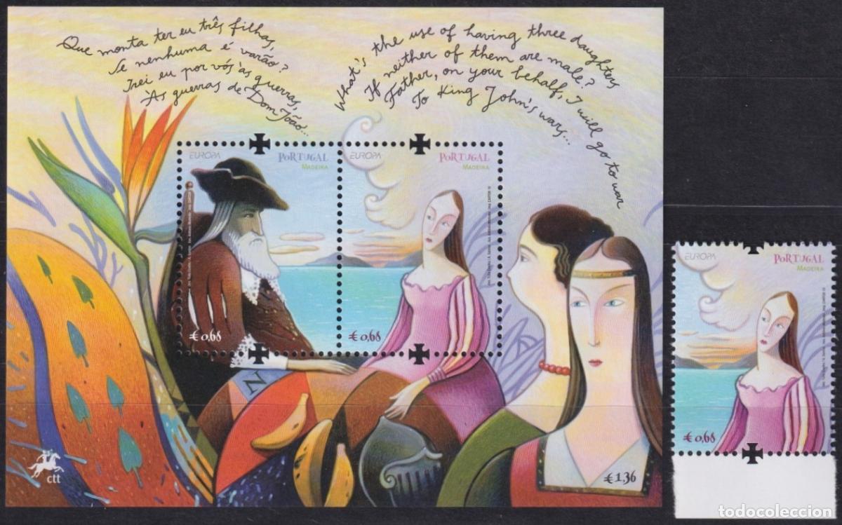 Stamps: F-EX65431 PORTUGAL MADEIRA MNH 2010 EUROPA CEPT CHILDREN DRAWING BOOK.