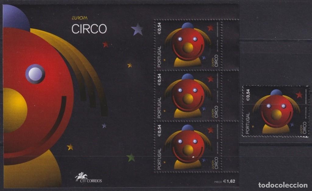 Stamps: F-EX66033 PORTUGAL MNH 2002 EUROPA CEPT CIRCUS CLOWNS.
