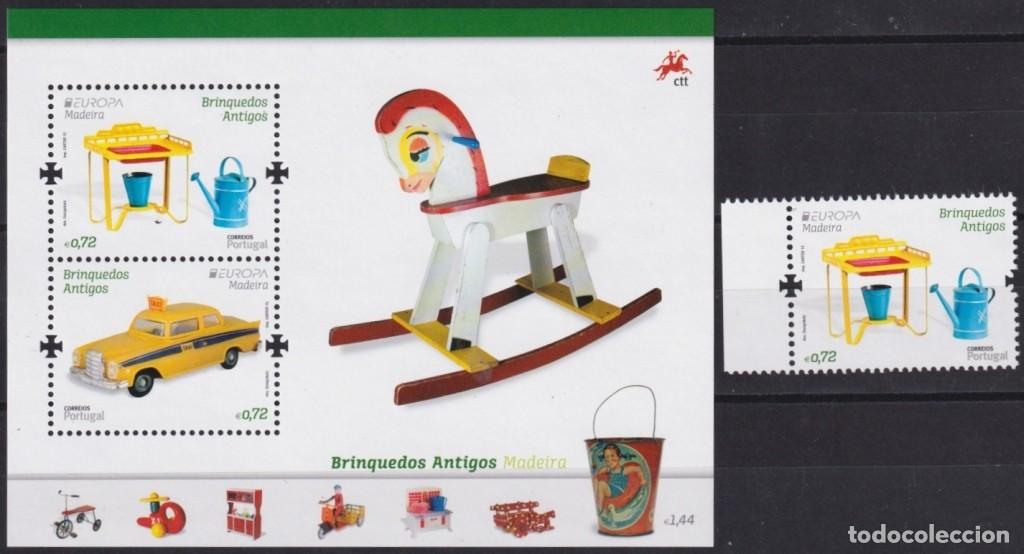 Francobolli: F-EX65416 PORTUGAL MADEIRA MNH 2015 EUROPA CEPT OLD CHILDREN TOYS.