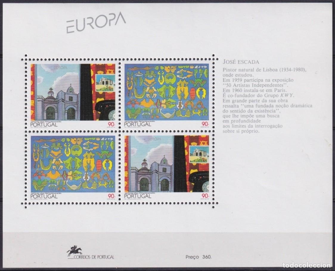 Francobolli: F-EX64774 PORTUGAL MNH 1993 EUROPA CEPT JOSE ESCADA ART PAINTING.