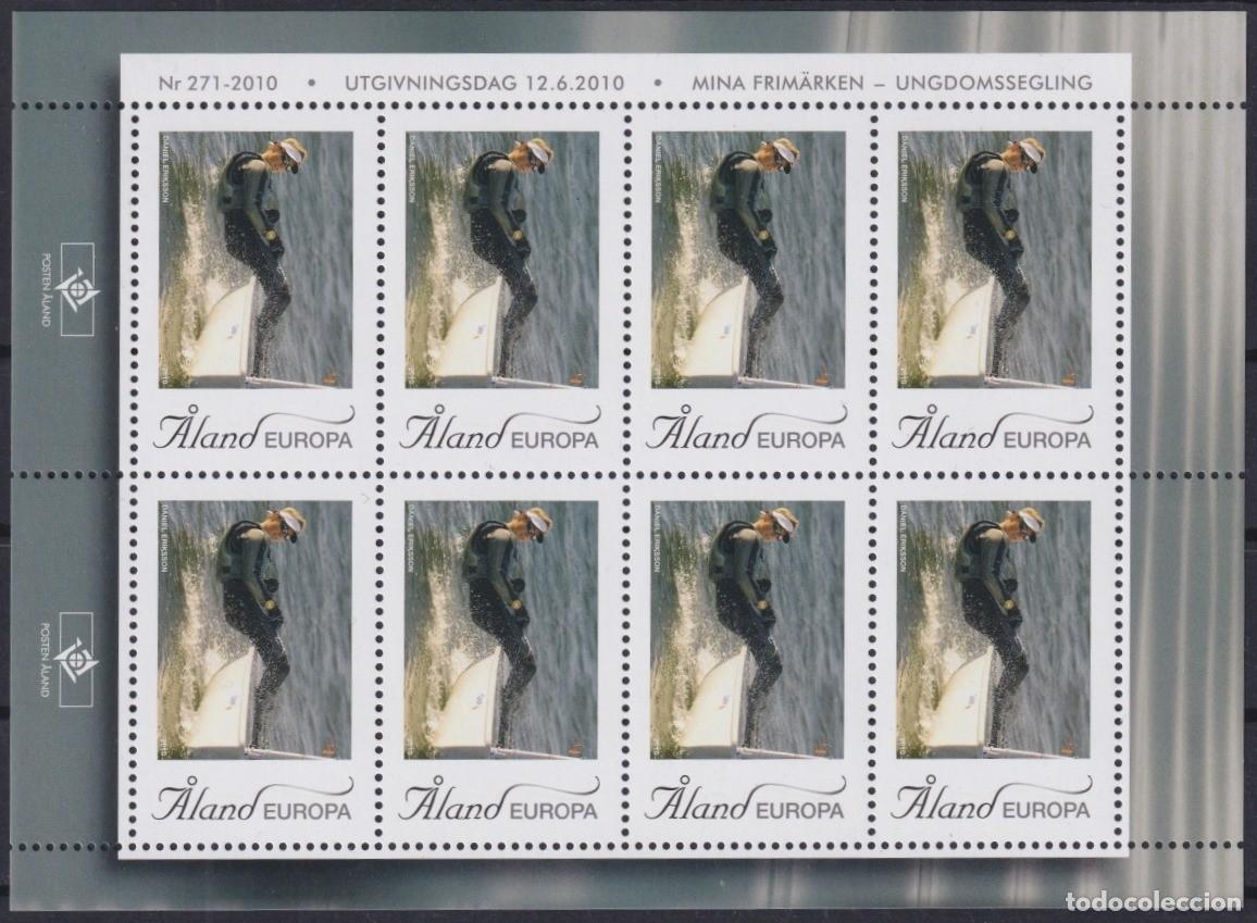 Francobolli: F-EX65615 ALAND MNH 2010 EUROPA SAILING DANIEL ERIKSSON SHEET.