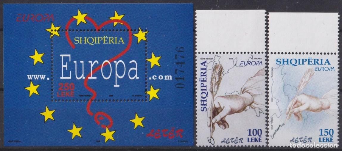Francobolli: F-EX65764 ALBANIA MNH 2008 EUROPA HAND WRITTER THE LETTER.