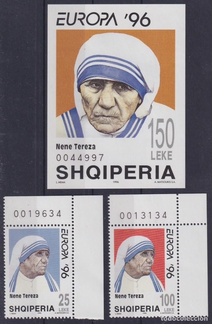 Francobolli: F-EX65649 ALBANIA MNH 1996 EUROPA MOTHER TERESA GREAT WOMAN.