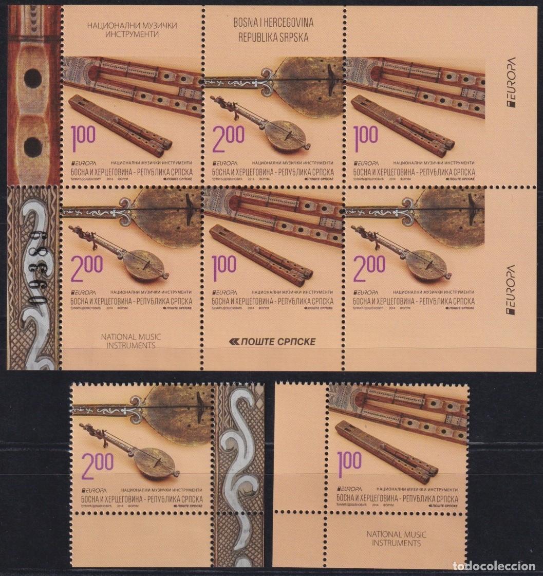 Francobolli: F-EX65719 BOSNIA & HERCEGOVINA MNH 2014 EUROPA CEPT MUSIC INSTRUMENT.