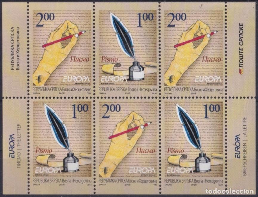 Francobolli: F-EX65601 BOSNIA & HERCEGOVINA MNH 2008 EUROPA HAND WRITTER THE LETTER.