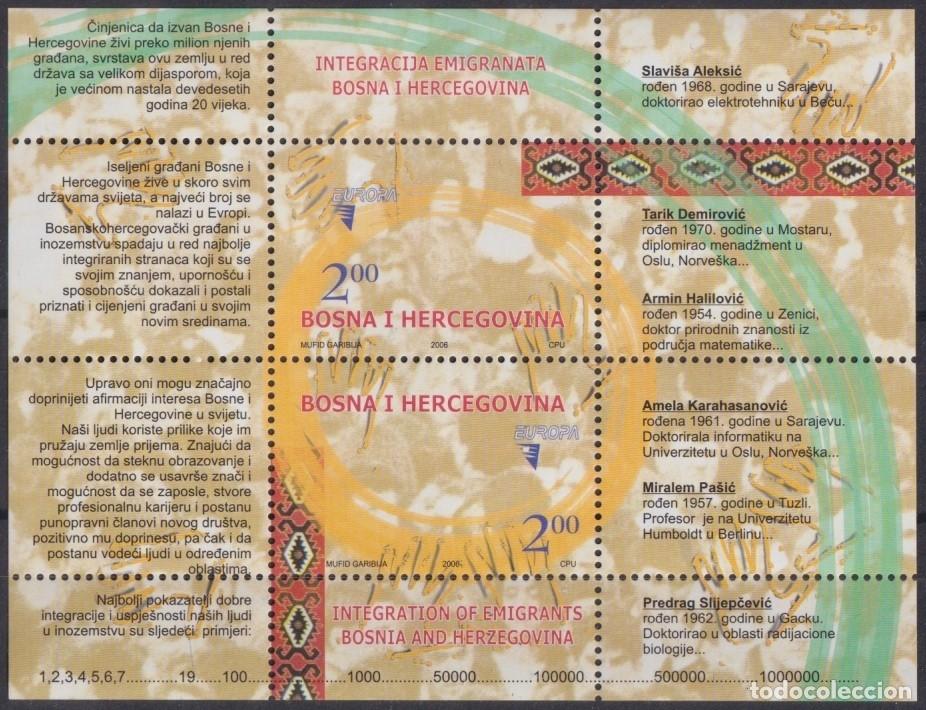 Francobolli: F-EX65631 BOSNIA & HERCEGOVINA MNH 2006 EUROPA CEPT INTEGRATION.