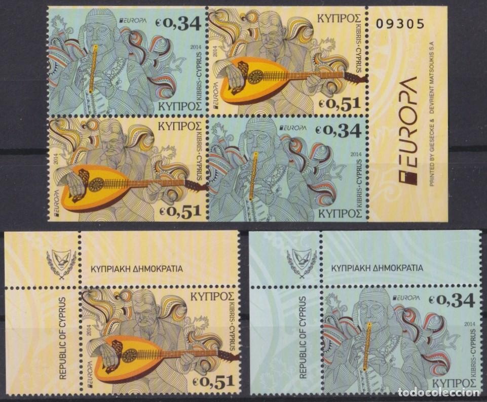 Timbres: F-EX65716 CYPRUS MNH 2014 EUROPA CEPT MUSIC INSTRUMENT.