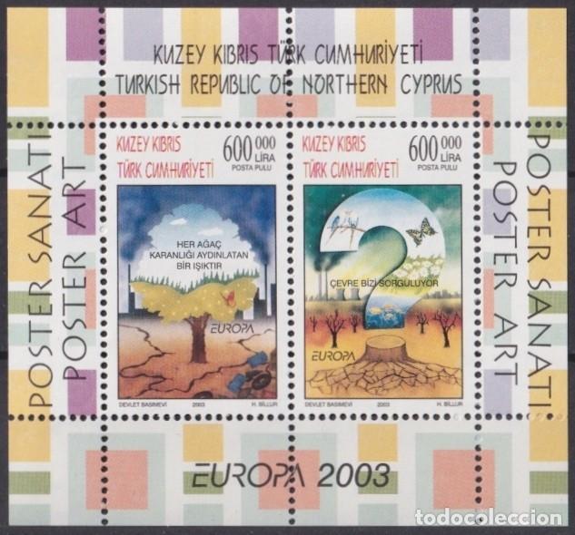 Timbres: F-EX65566 TURKISH CYPRUS MNH 2003 EUROPA CEPT POSTER ART.