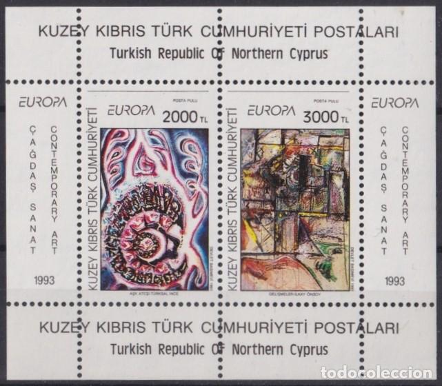 Timbres: F-EX65568 TURKISH CYPRUS MNH 1993 EUROPA CEPT CONTEMPORARY ART.