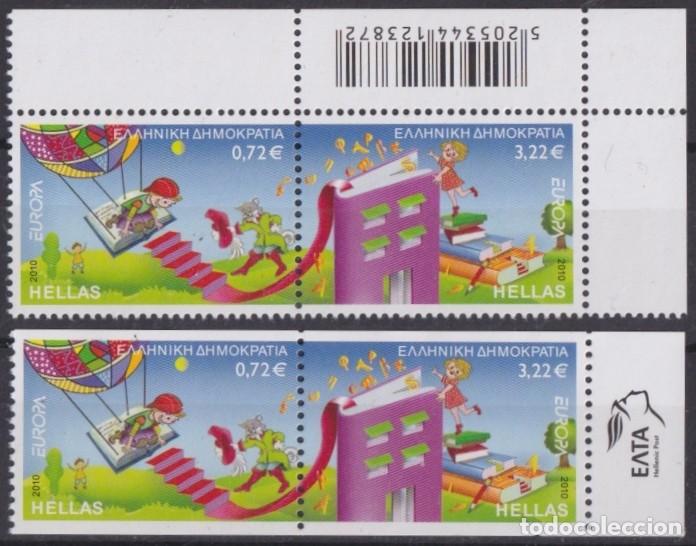 Selos: F-EX65780 GREECE MNH 2010 EUROPA CHILDREN BOOKS. PERF + IMPERF BORDER.