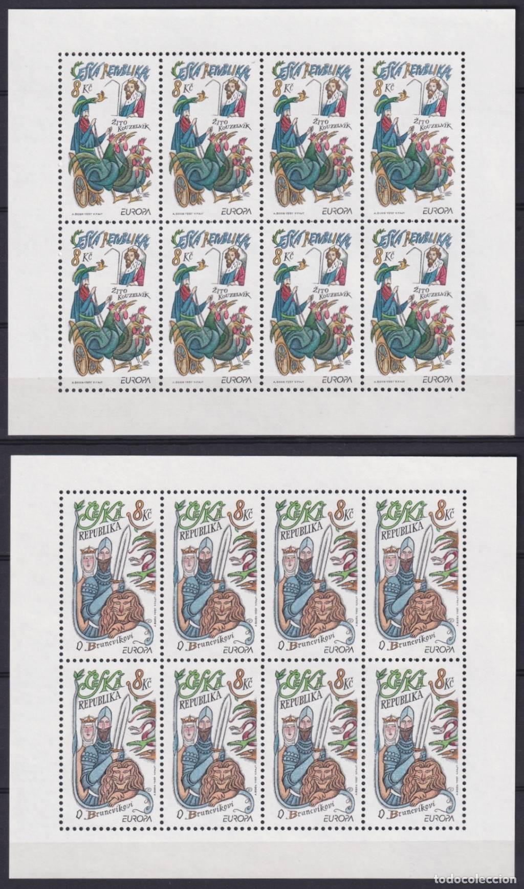 Selos: F-EX64767 CZECH REP MNH 1997 EUROPA CEPT TALES & LEGEND MINI SHEET.