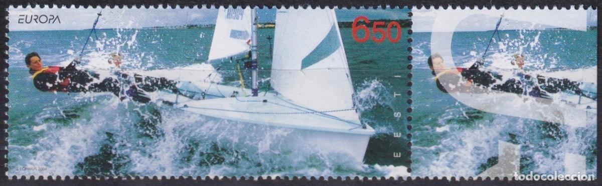 Selos: F-EX65814 ESTONIA EESTI MNH 2004 EUROPA CEPT HOLYDAYS VACATION SAILING.