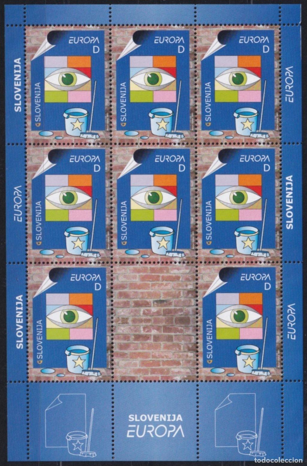 Selos: F-EX64793 SLOVENIA MNH 2003 EUROPA CEPT POSTER ART MINI SHEET.
