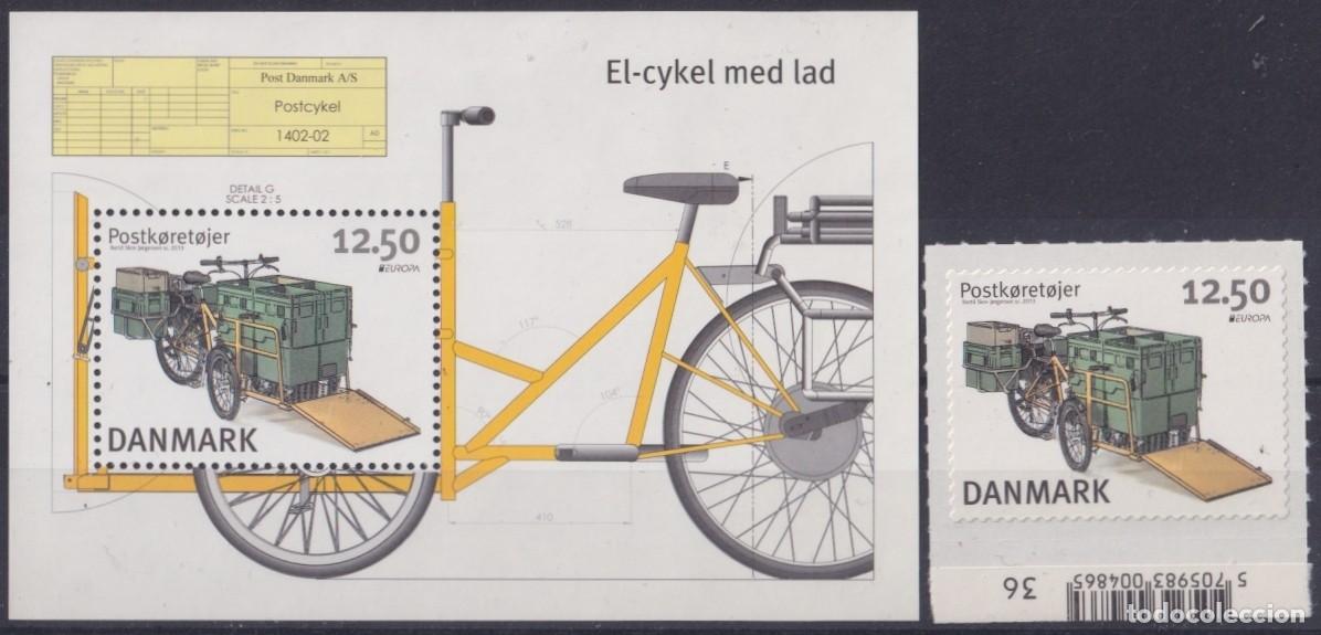 Selos: F-EX65731 DANMARK DENMARK MNH 2013 EUROPA CEPT POSTAL VEHICLES CAR.