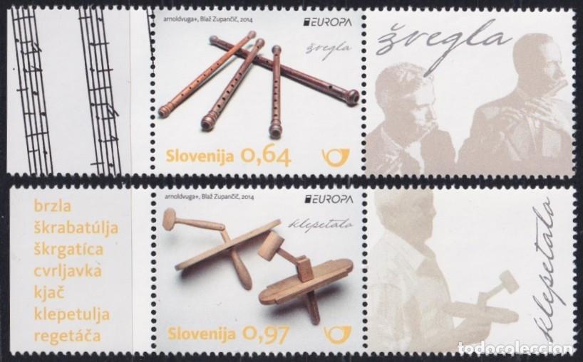 Selos: F-EX65718 SLOVENIA MNH 2014 EUROPA CEPT MUSIC INSTRUMENT.