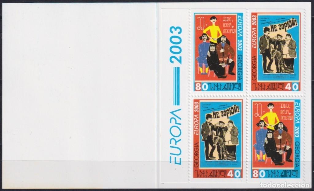 Selos: F-EX65572 GEORGIA MNH 2002 EUROPA CEPT CIRCUS BOOKLED.