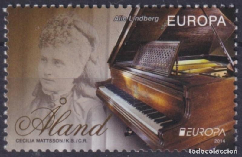 Timbres: F-EX65934 ALAND MNH 2014 EUROPA CEPT MUSIC YEAR PIANO.
