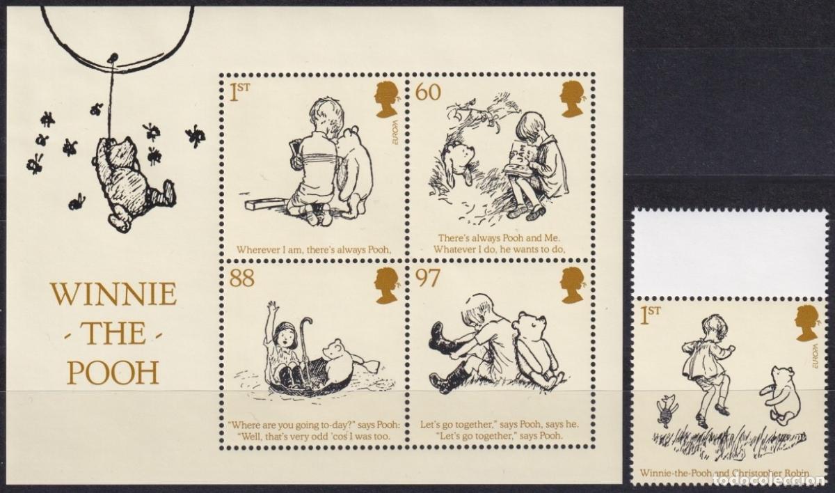Timbres: F-EX65792 ENGLAND UK MNH 2010 EUROPA CEPT CHILDREN BOOKS WINNIE THE POOH.