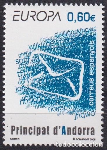 Timbres: F-EX66527 ANDORRA MNH 2008 EUROPA CEPT LETTERS WRITTER.