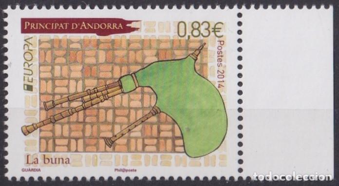 Timbres: F-EX65919 ANDORRA MNH 2014 EUROPA CEPT MUSIC INSTRUMENTS.
