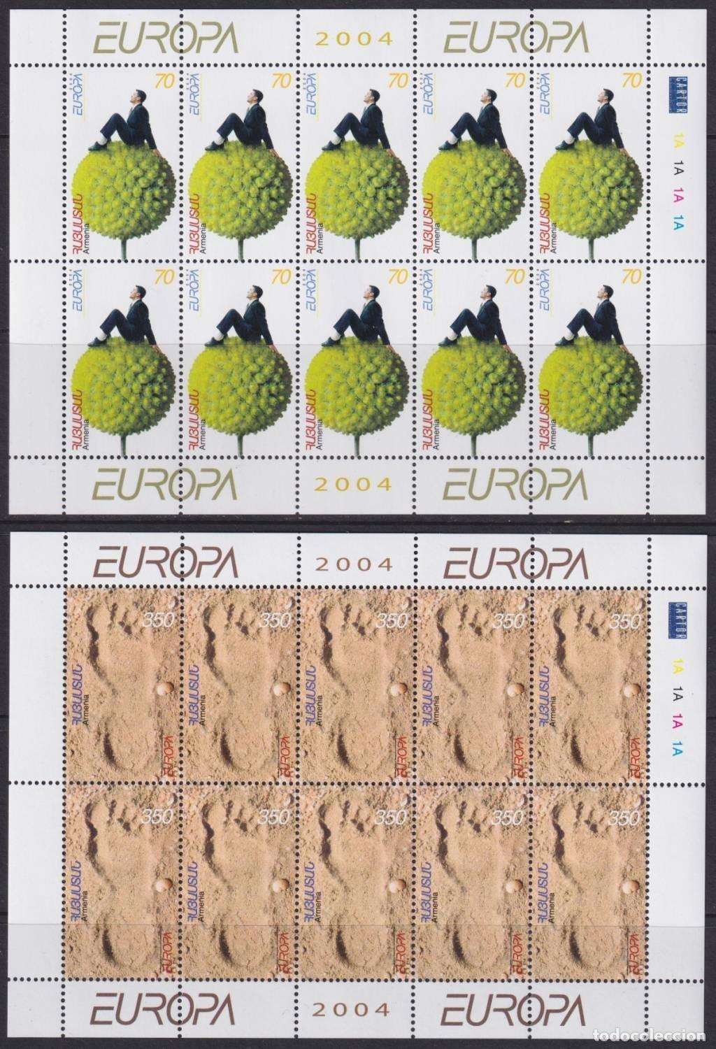 Timbres: F-EX64768 ARMENIA MNH 2004 EUROPA CEPT HOLYDAYS SHEET.