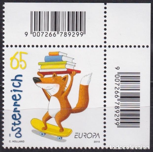 Timbres: F-EX66366 AUSTRIA MNH 2010 EUROPA CEPT CHILDREN BOOKS.