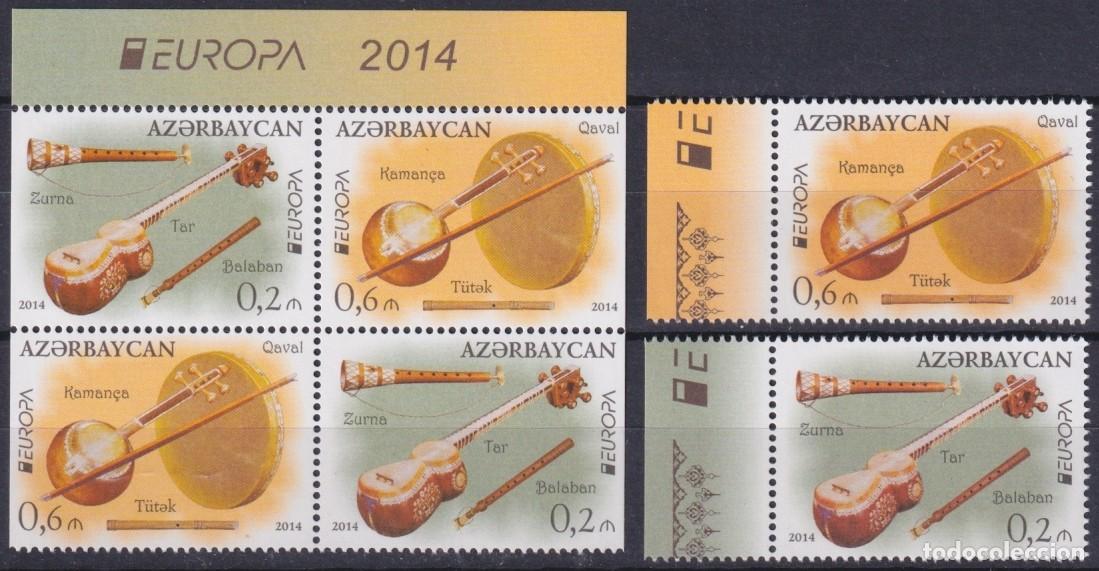 Timbres: F-EX65712 AZERBAIJAN MNH 2014 EUROPA CEPT MUSIC INSTRUMENTS.