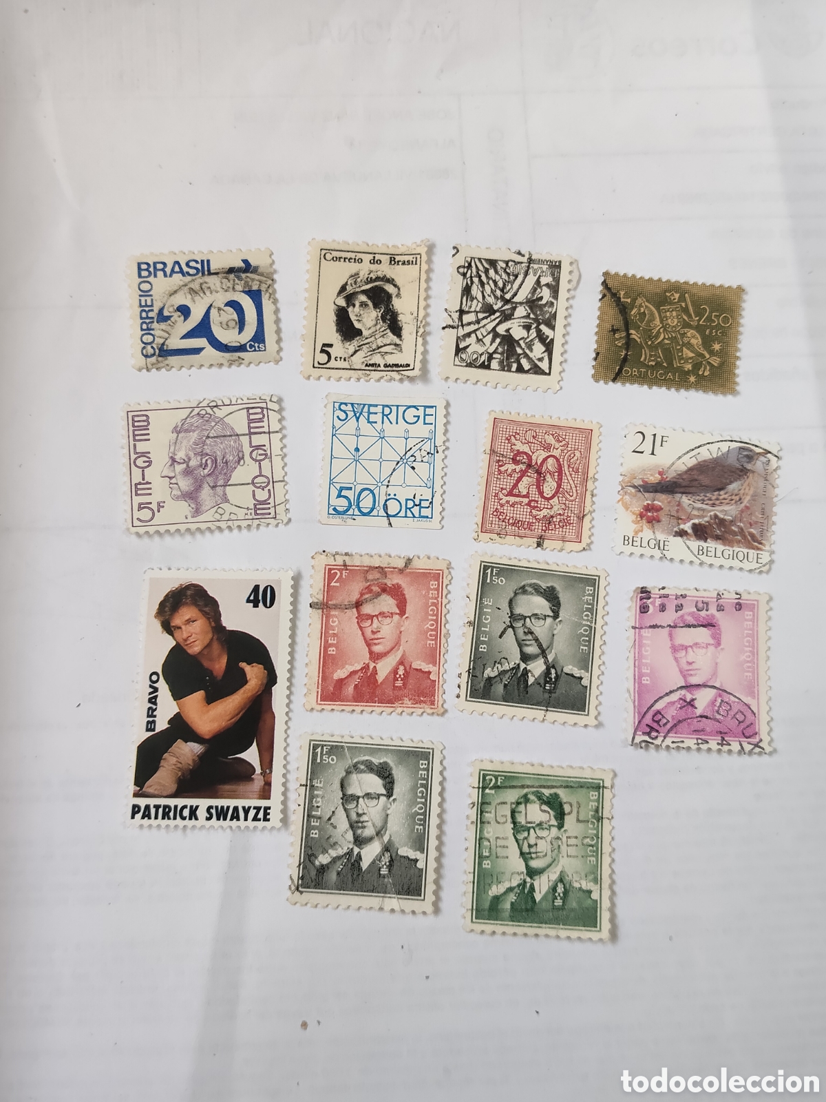 Timbres: 14 sellos variados de pa&iacute;ses europeos