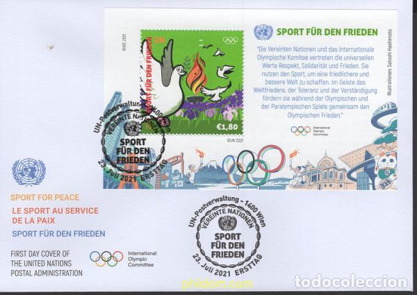 Timbres: 654478 MNH NACIONES UNIDAS. Viena 2021 32 JUEGOS OLIMPICOS DE VERANO - TOKYO 2020 (2021)
