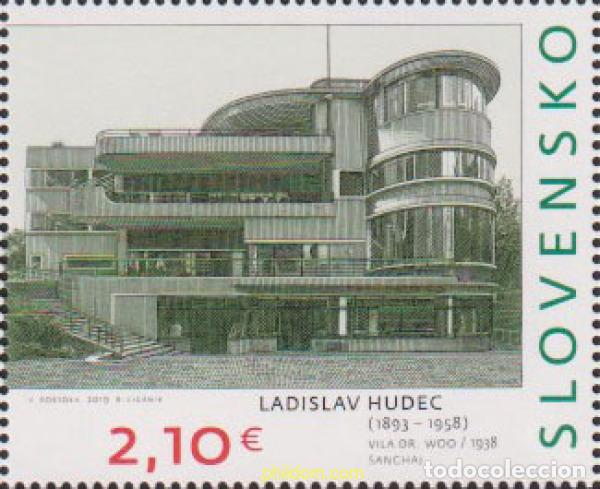 Timbres: 617106 MNH ESLOVAQUIA 2019 ARQUITECTURA - LADISLAV HUDEE