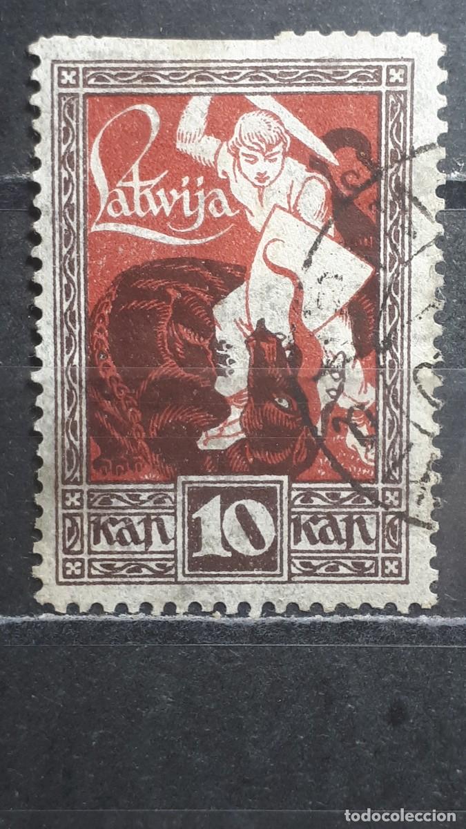 Sellos: LETONIA. A&Ntilde;O 1919. &deg;. YVERT 39 - Foto 1