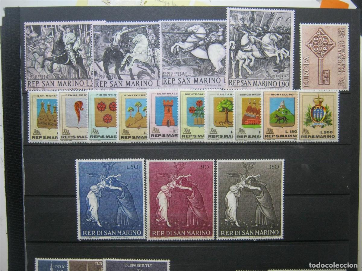 Sellos: SAN MARINO 1968 A&Ntilde;O COMPLETO MNH** SIN CHARNELA LUJO.