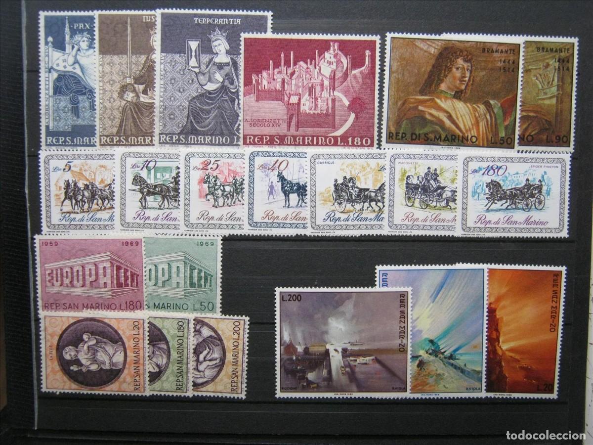 Sellos: SAN MARINO 1969 A&Ntilde;O COMPLETO MNH** SIN CHARNELA LUJO.
