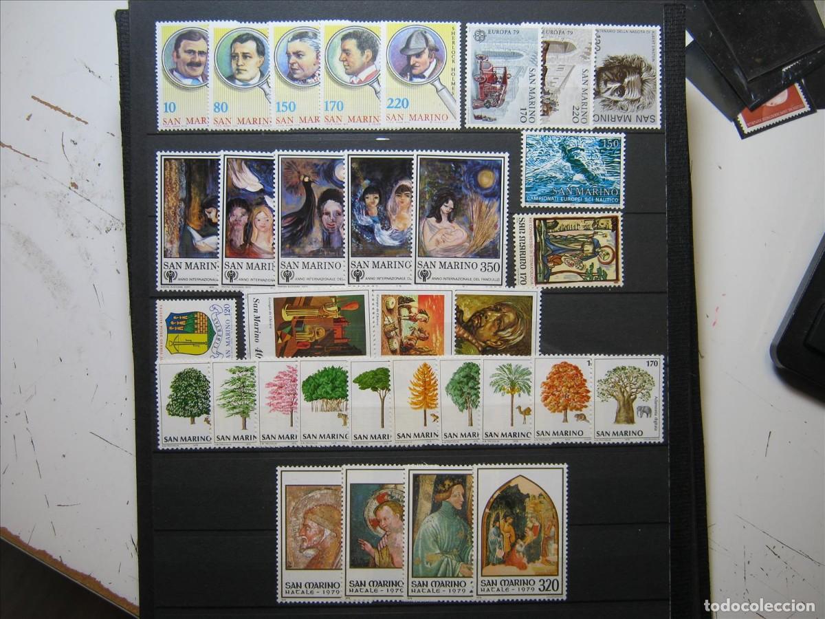 Sellos: SAN MARINO 1979 A&Ntilde;O COMPLETO MNH** SIN CHARNELA LUJO.