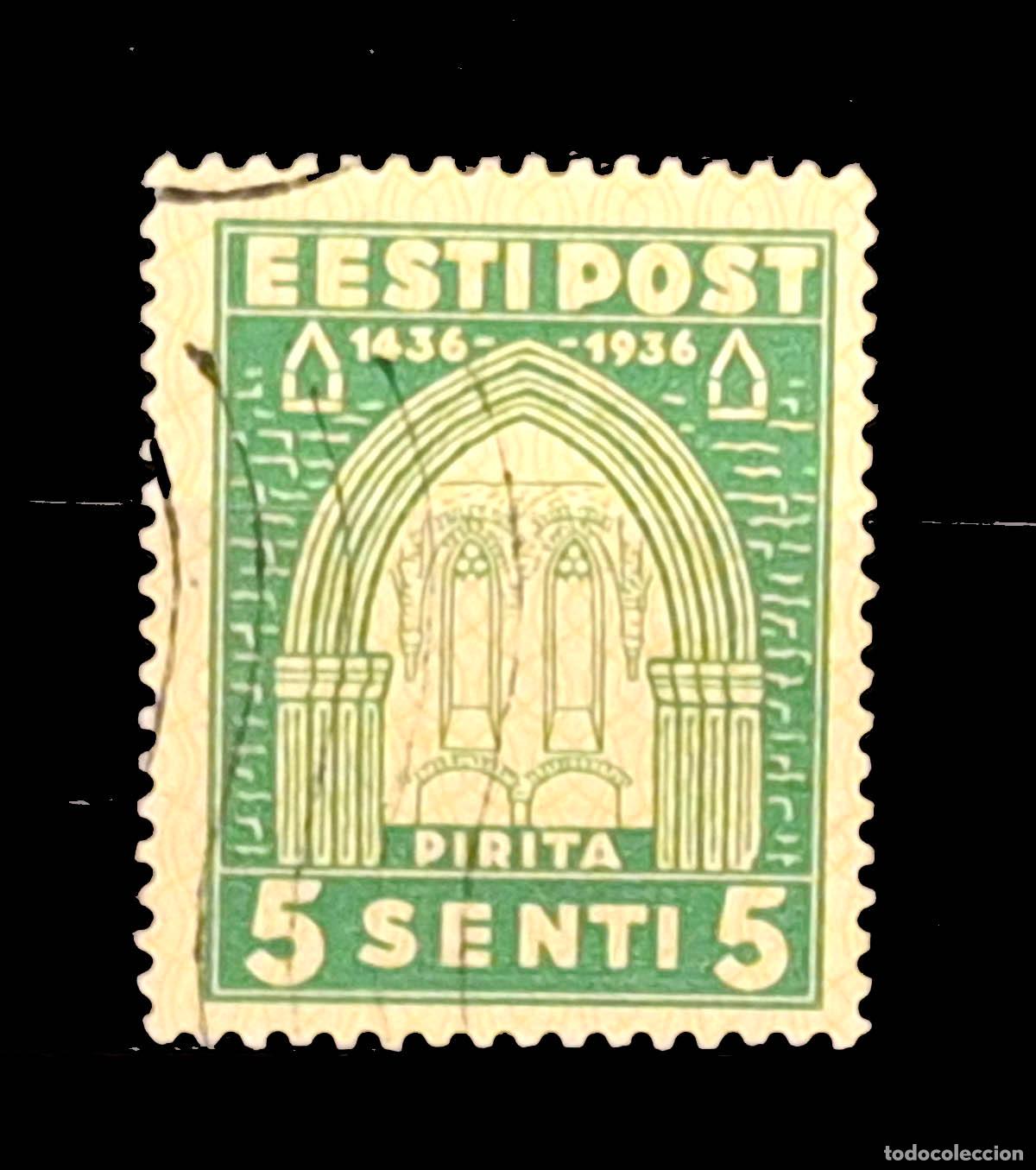 Sellos: 1936 Estonia Monasterio de Pirita - Foto 1