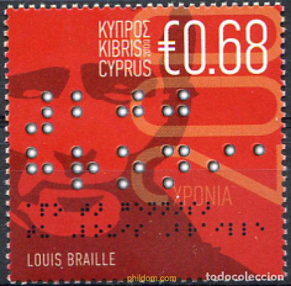 Sellos: 226641 MNH CHIPRE 2009 LOUIS BRAILLE