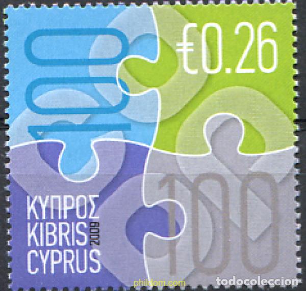 Sellos: 226642 MNH CHIPRE 2009 CENTENARIO DE LAS PRIMERAS COOPERATIVAS