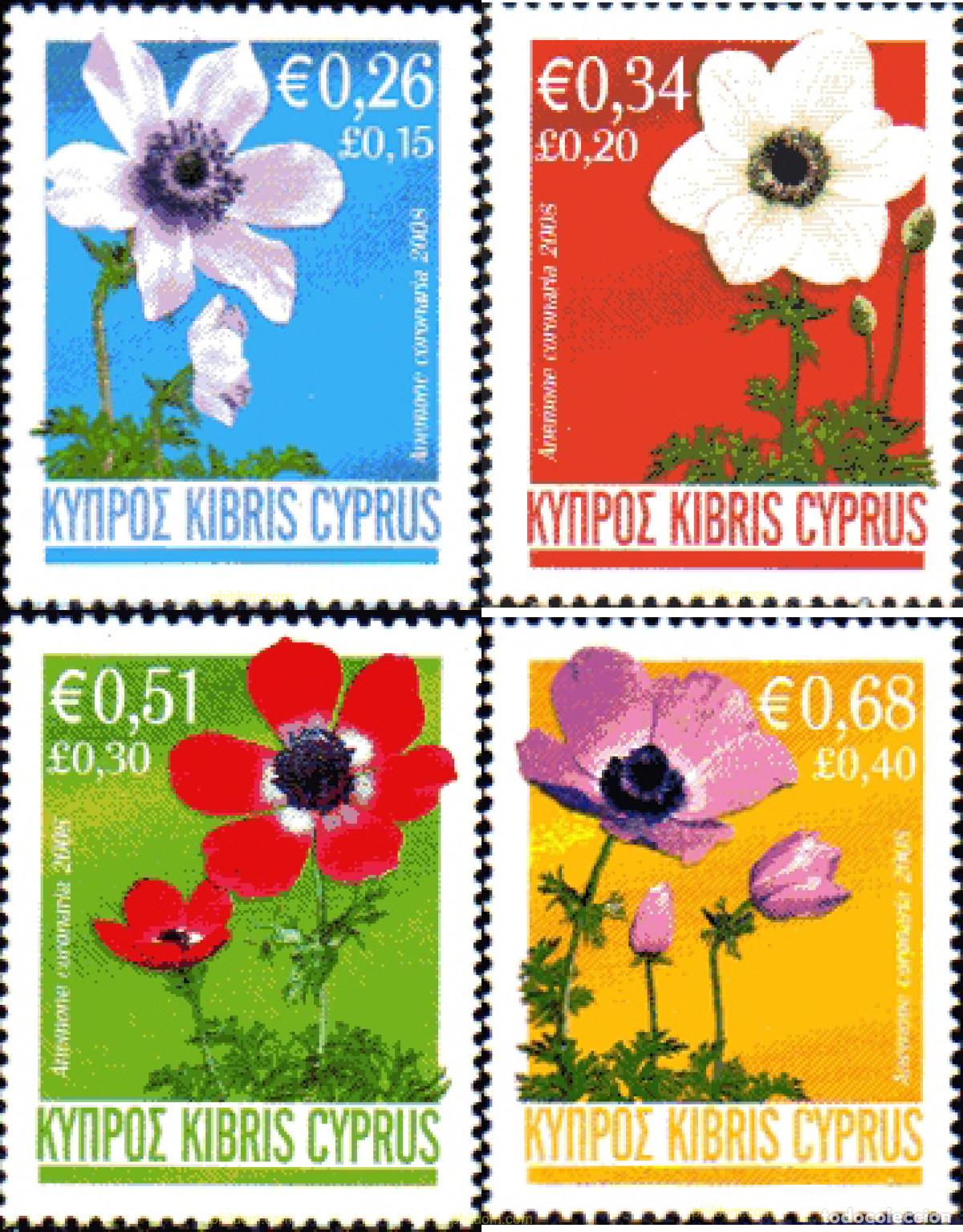 Sellos: 223776 MNH CHIPRE 2008 FLORES