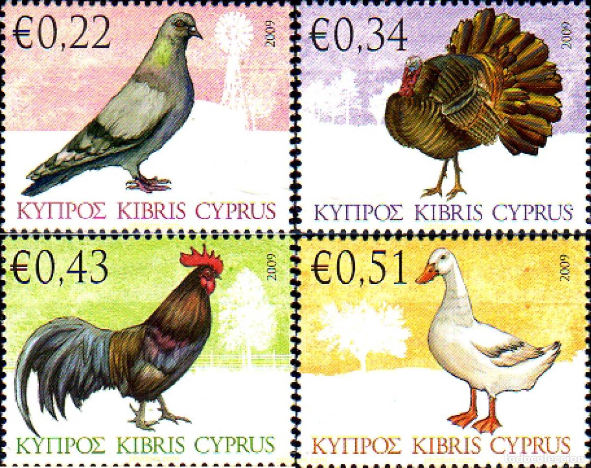 Sellos: 234496 MNH CHIPRE 2009 AVES