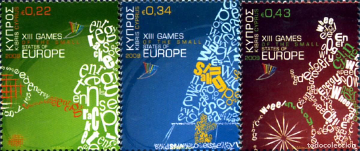 Sellos: 244958 MNH CHIPRE 2009 JUEGOS DE LOS PEQUE&Ntilde;OS ESTADOS DE EUROPA