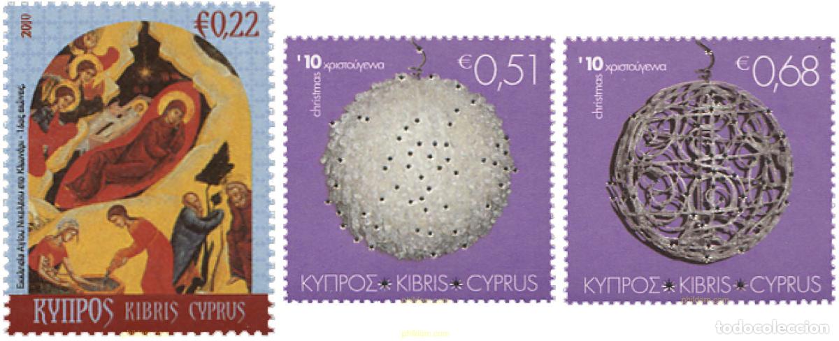 Sellos: 259690 MNH CHIPRE 2010 NAVIDAD